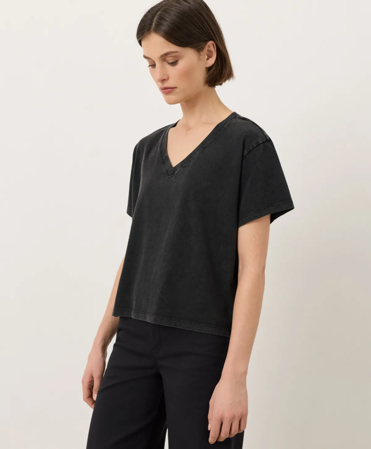 Women Pact Organic Vintage Jersey V-Neck Tee
