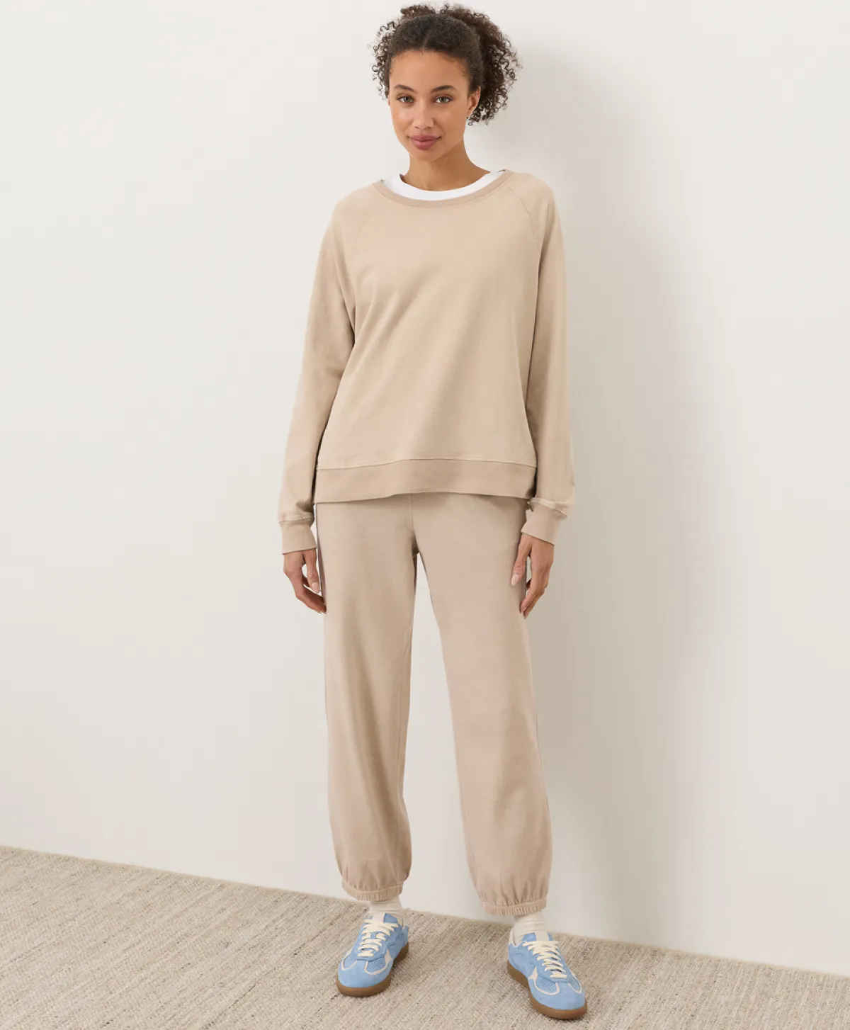 Women Pact Organic Weekends Relaxed Raglan Sweatshirt