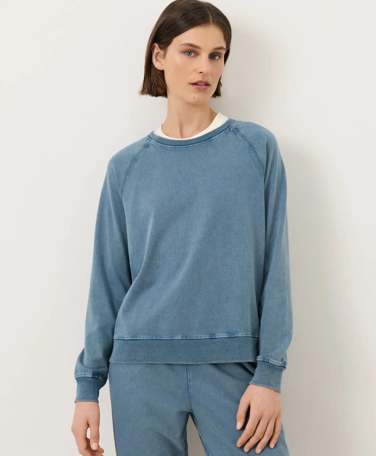 Women Pact Organic Weekends Relaxed Raglan Sweatshirt