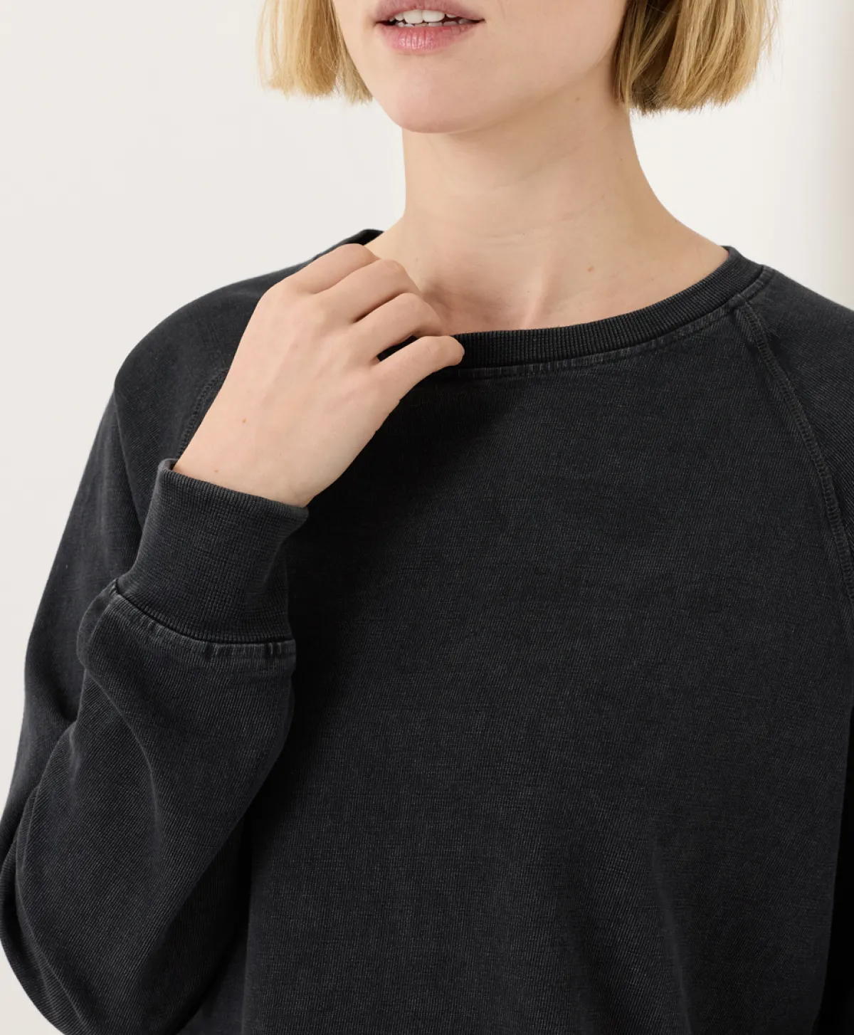 Women Pact Organic Weekends Relaxed Raglan Sweatshirt